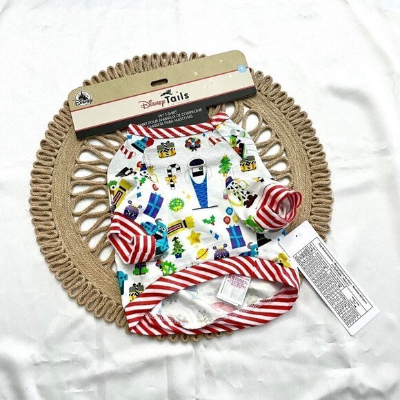 NWT Disney Tails Pixar Christmas Pet Tee Size S - Picture 2 of 5